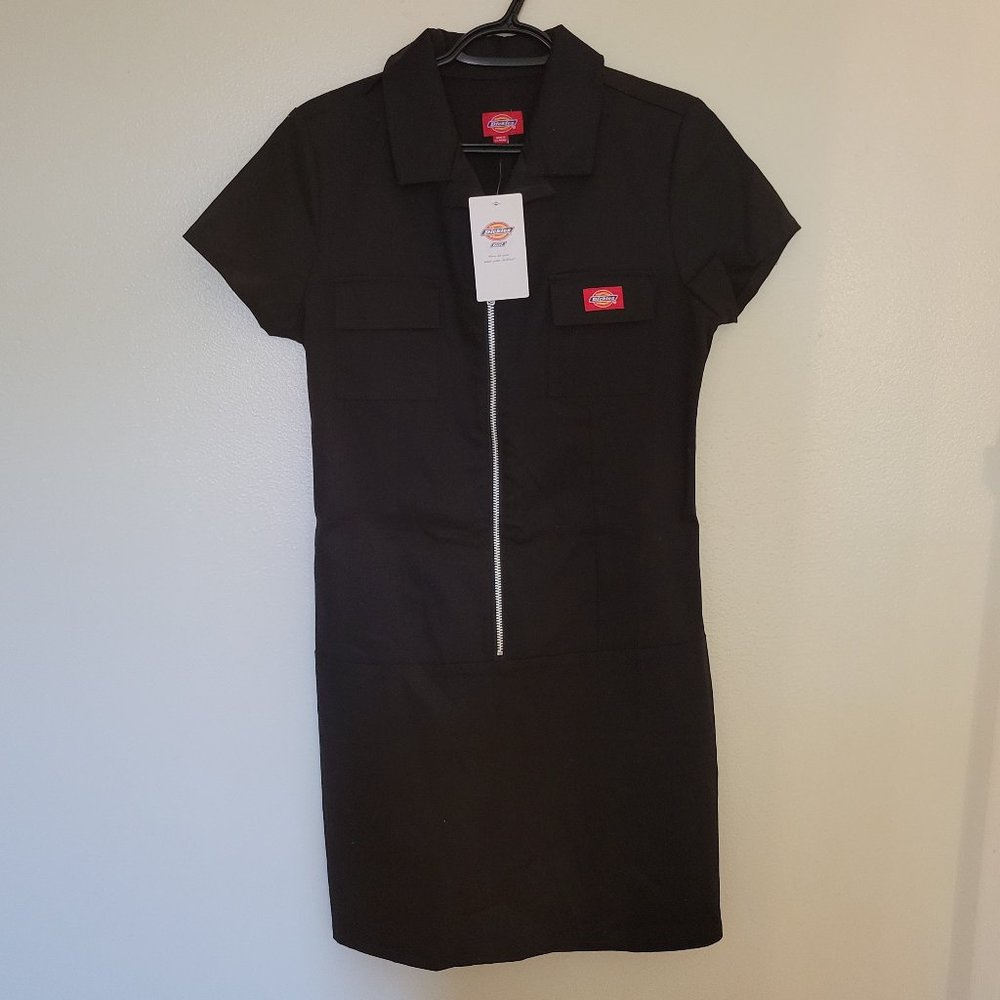 Black Dickies bodycon t-shirt mini dress
